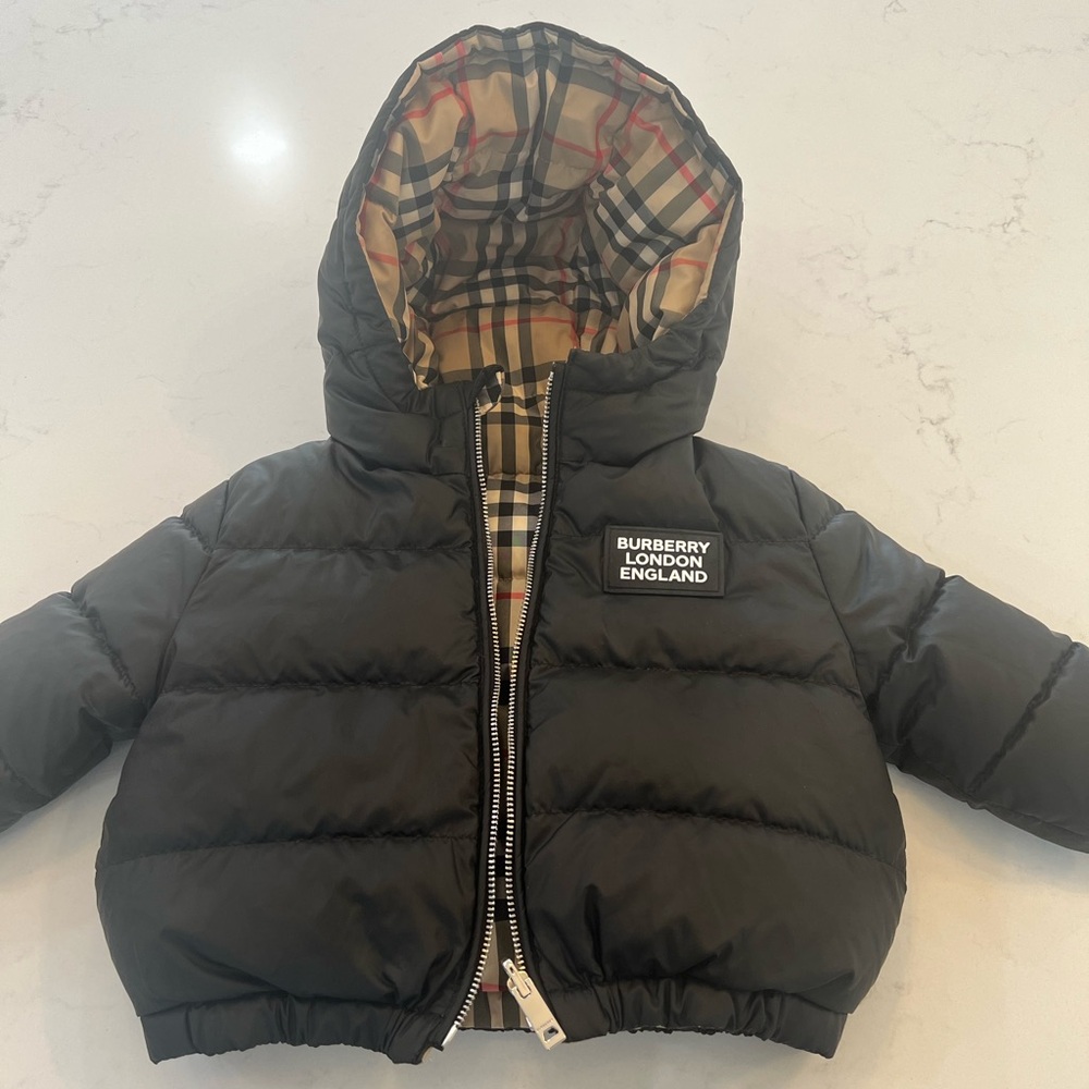 Burberry Black Baby Puffer Jacket